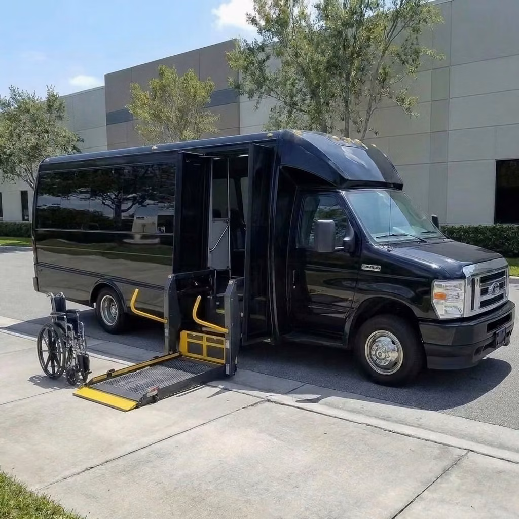 west allis 18 passenger minibus wheelchair lift
