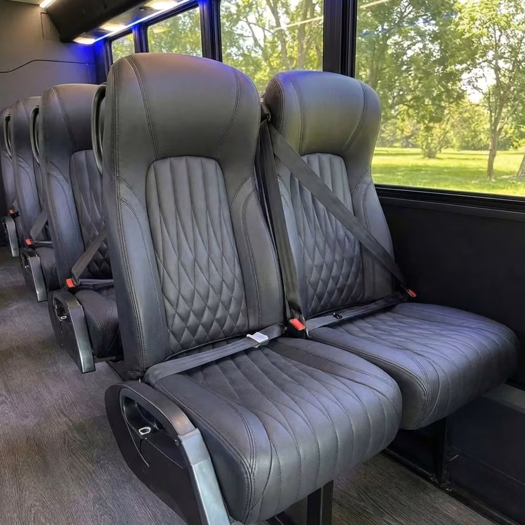 west allis 20 passenger minibus high back seats