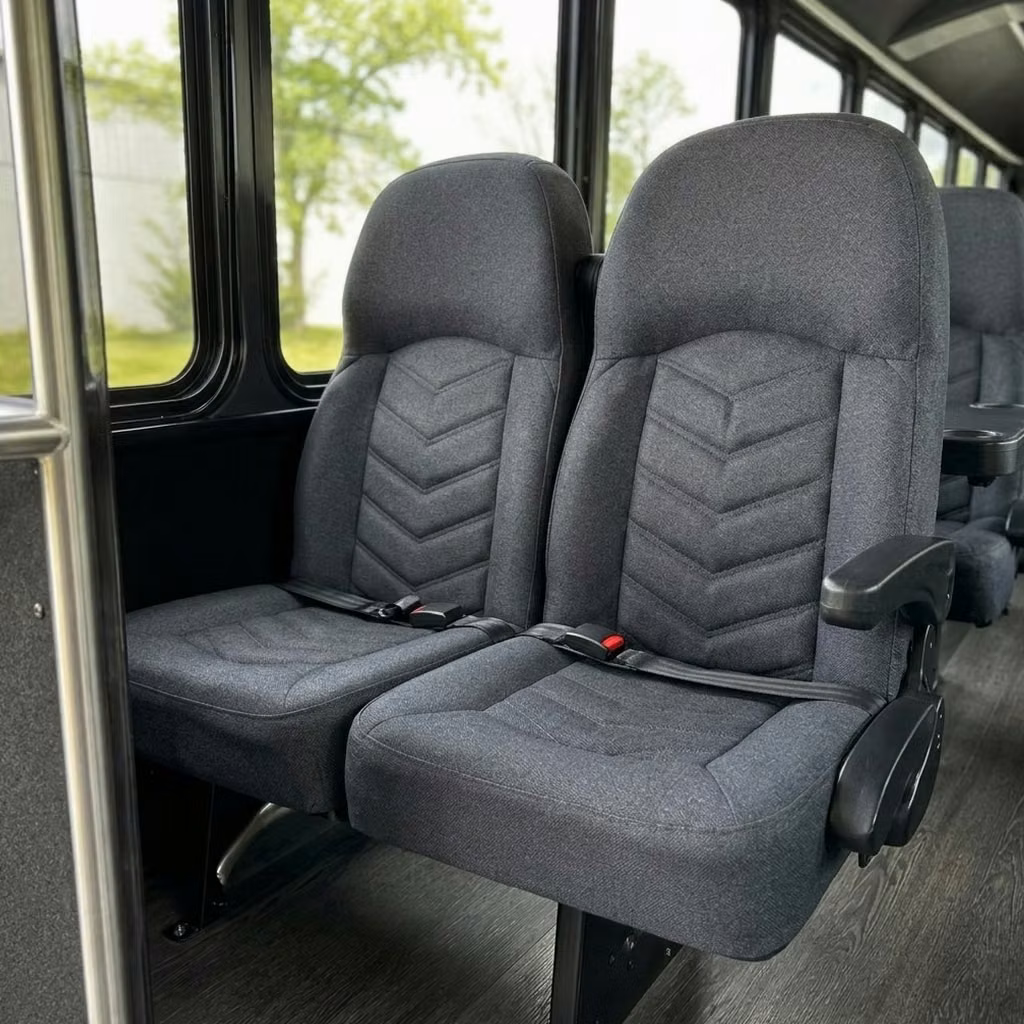 west allis 25 passenger minibus high back seats