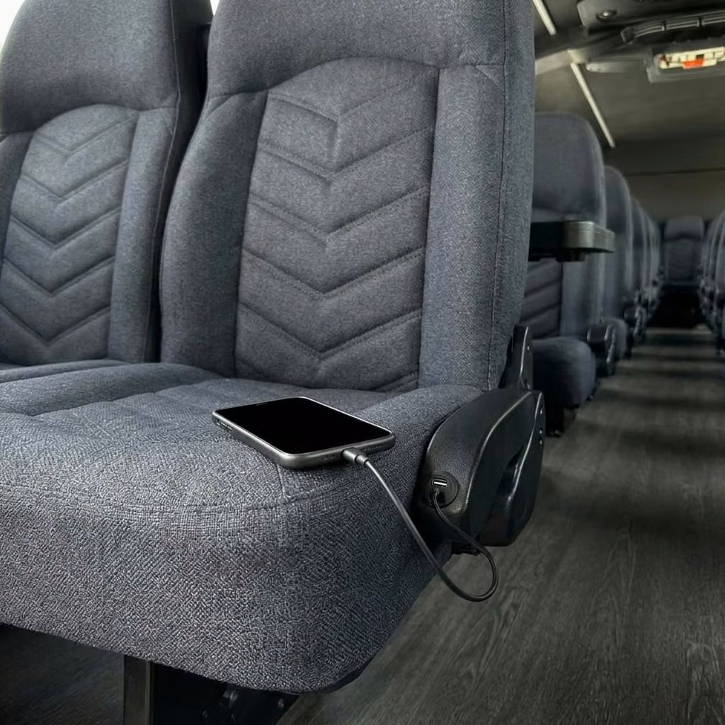 west allis 25 passenger minibus usb charging
