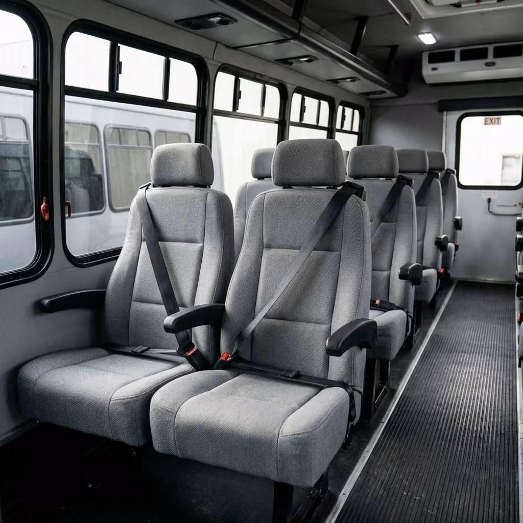 west allis 35 passenger minibus reclining seats