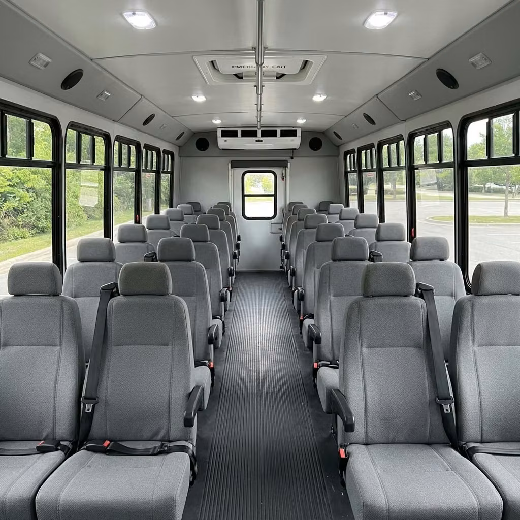 west allis 35 passenger minibus seating