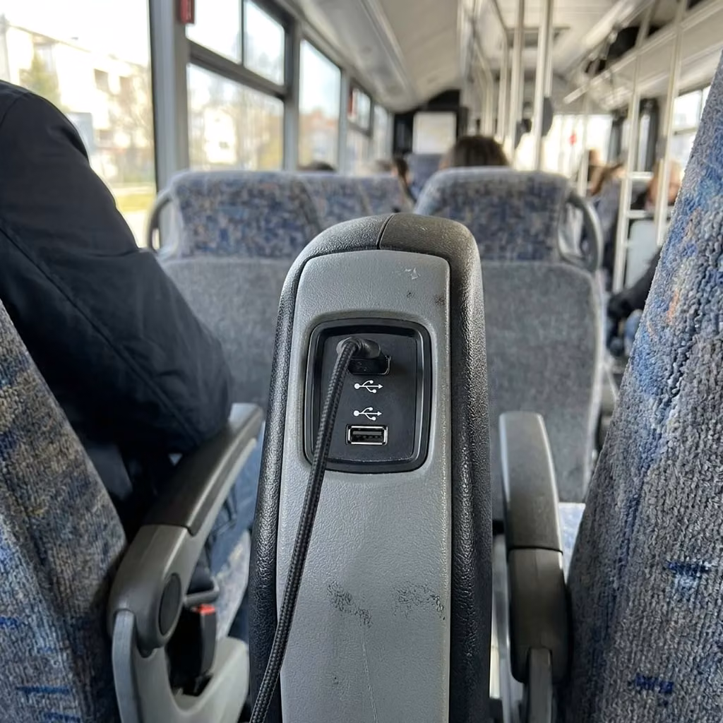 west allis 35 passenger minibus usb charging