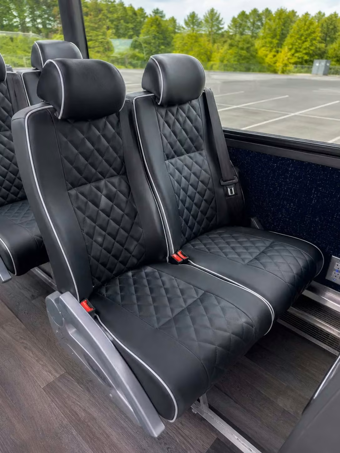 west allis charter bus reclining seats