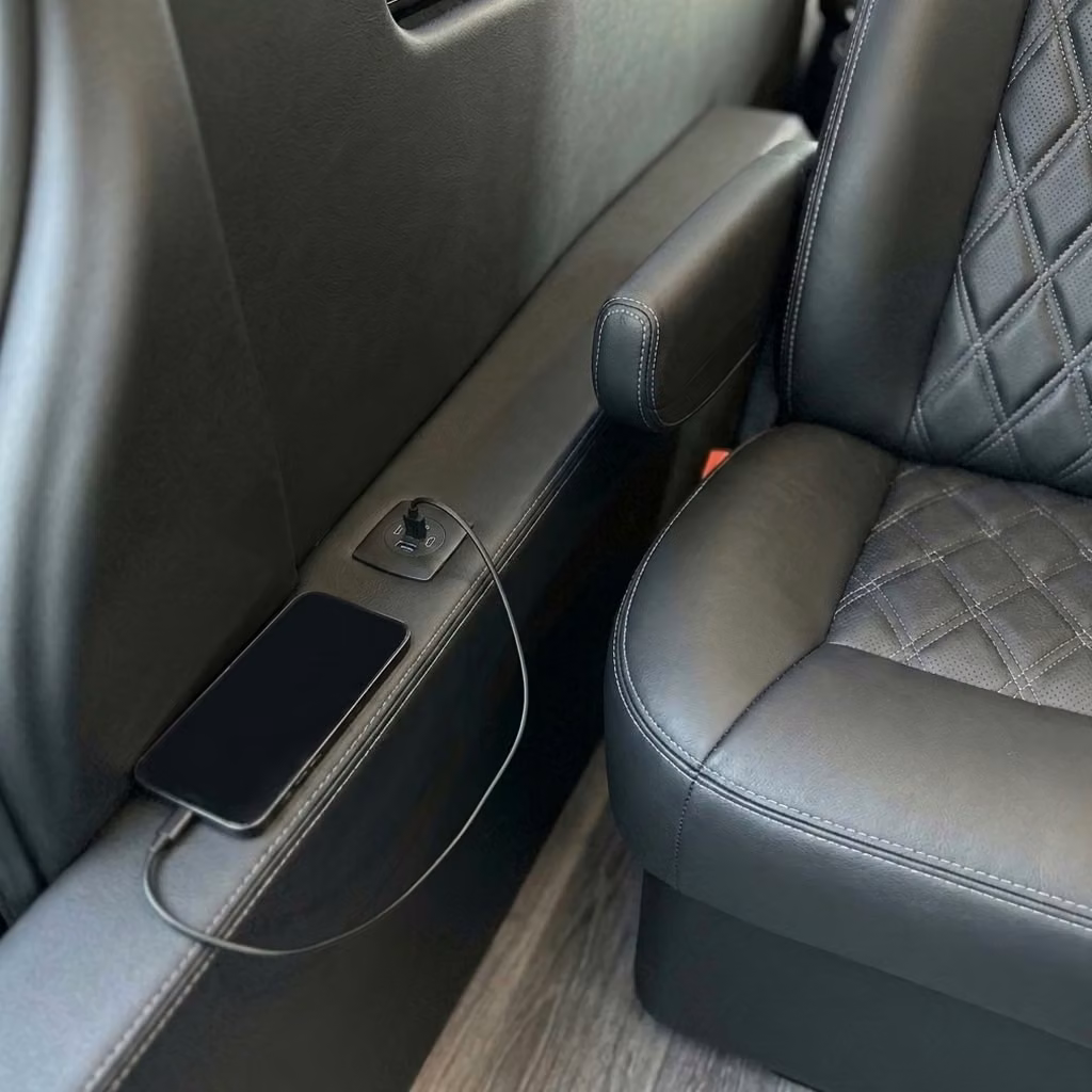 west allis sprinter van rental with driver usb charging