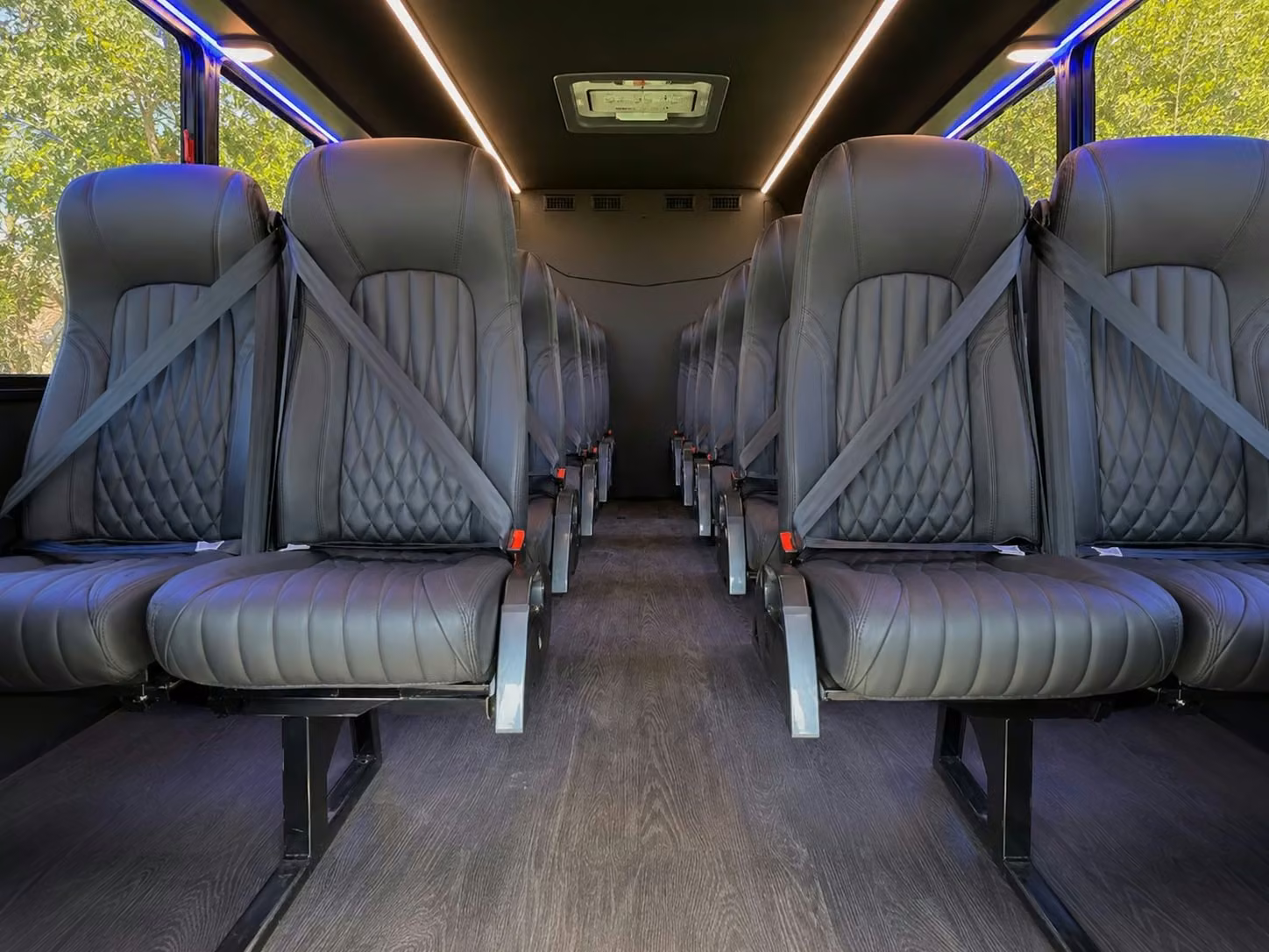 20 passenger minibus interior