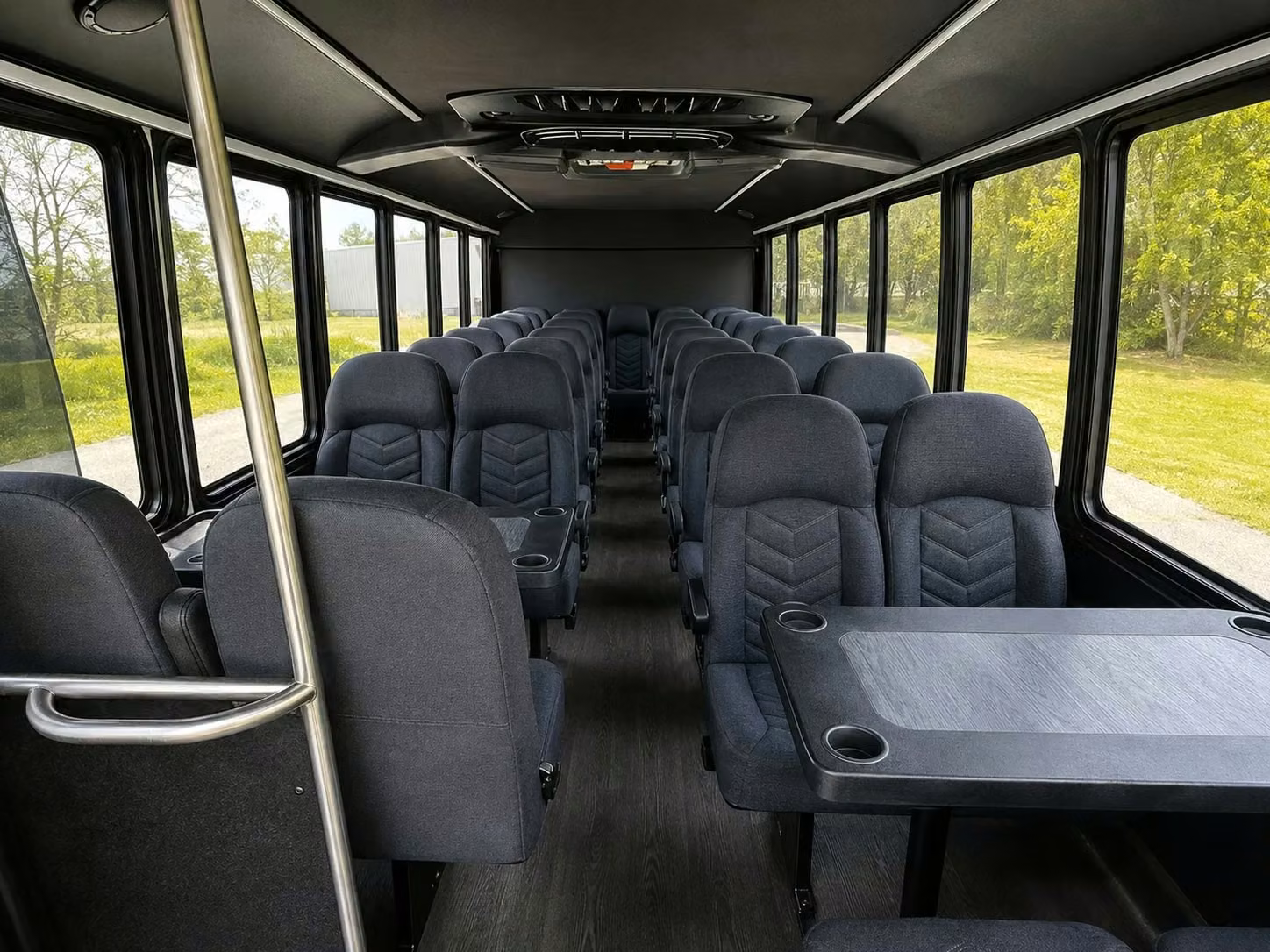 25 passenger minibus inside