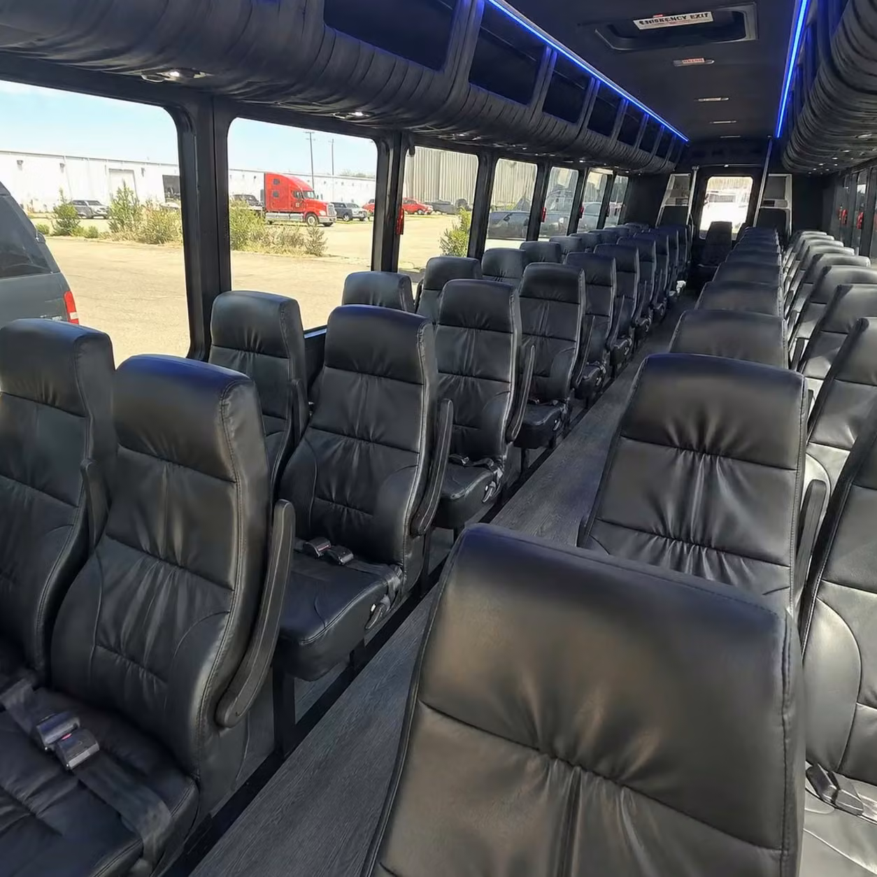 35 passenger minibus inside