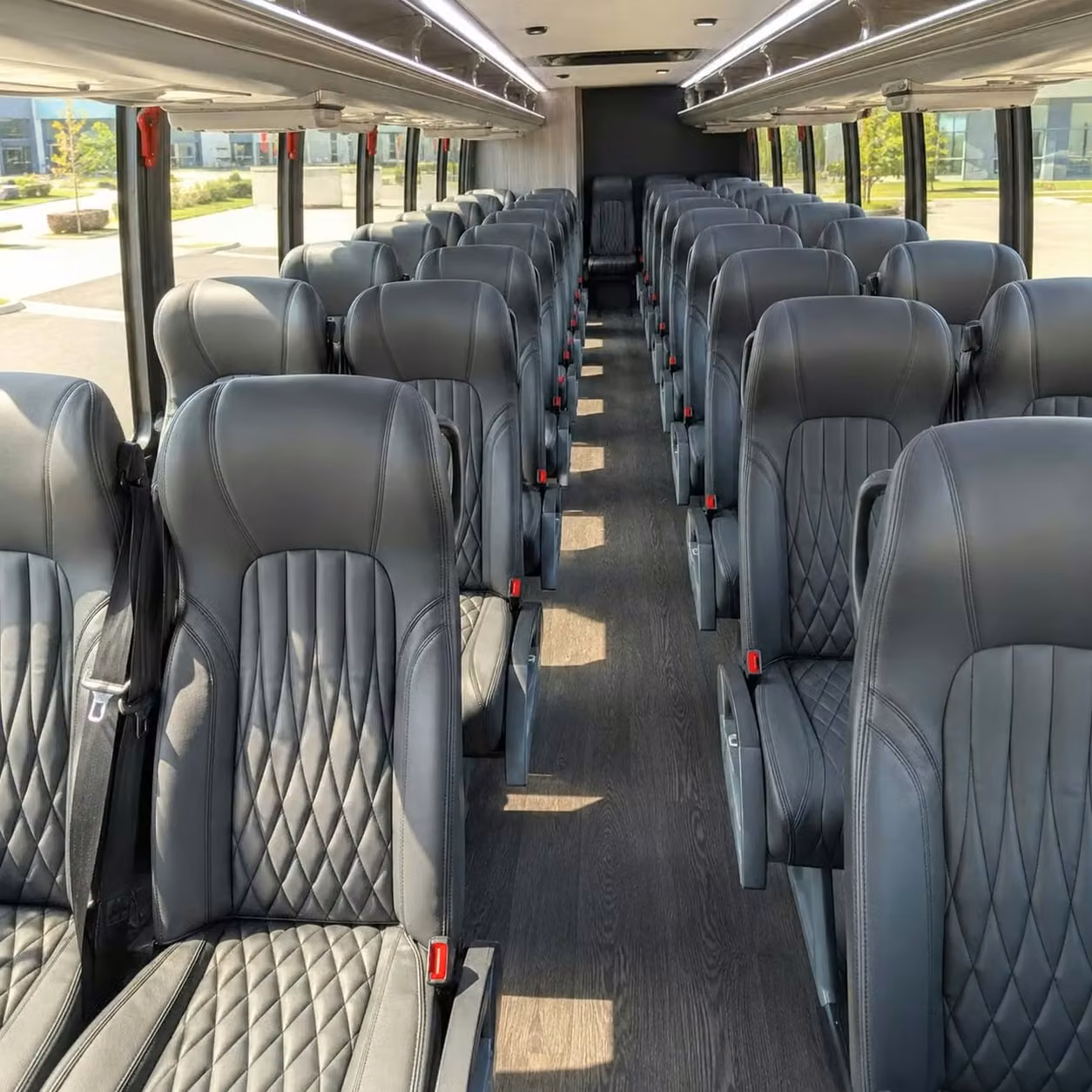 35 passenger minibus interior